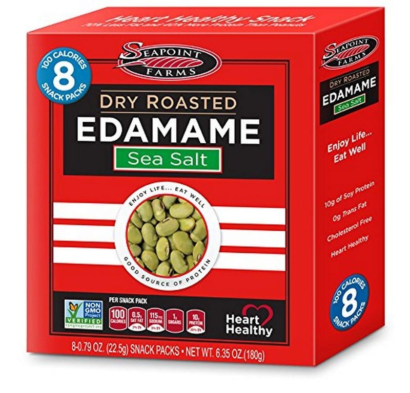 Dry Roasted Edamame, Light Salted, 0.79 Oz, 8 Count