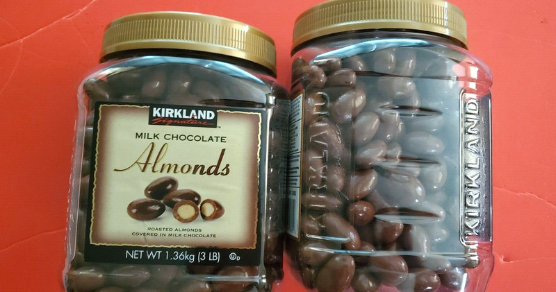 2 PACK KIRKLAND SIGNATURE MILK CHOCOLATE ROASTED ALMONDS gallery