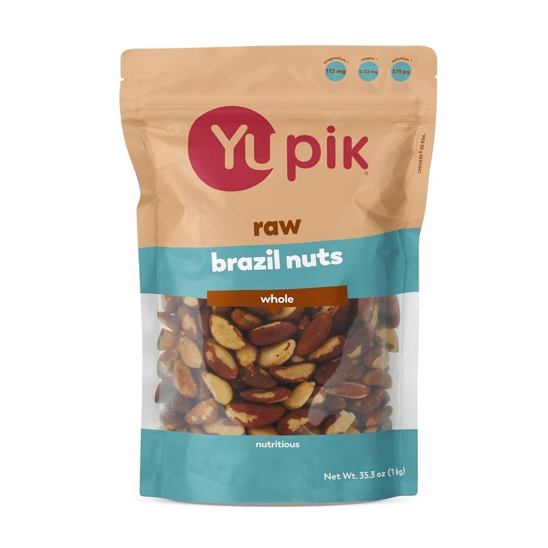 Brazil Nuts Raw Shelled Gluten-Free Unroasted 2.2 lb Nutritious Healthy Snacks