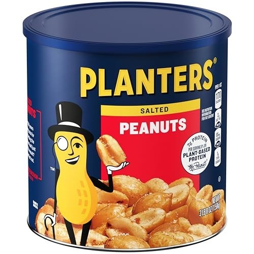 Salted Peanuts 56 oz Canister Pack of 2 Roasted Snack Kosher Protein gallery