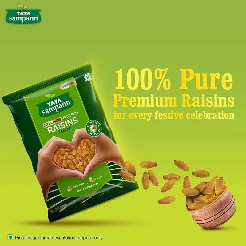 Tata Sampann Raisins Seedless, 200g gallery