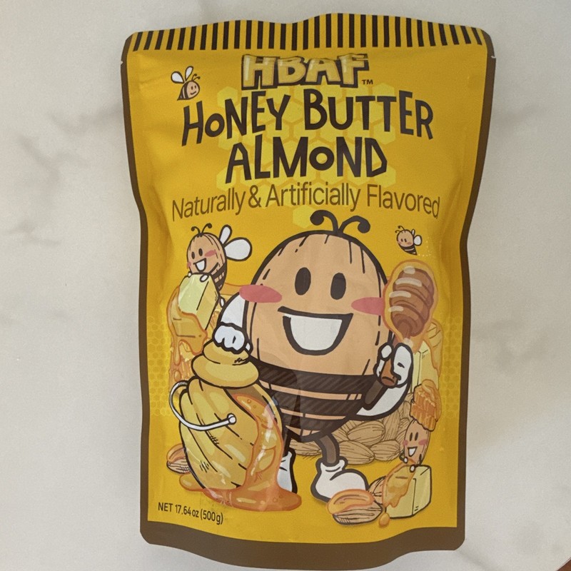 HBAF Honey Butter Almond Whole Almonds Korean Snack Mix 500g (17.64 oz) 😍❤️
