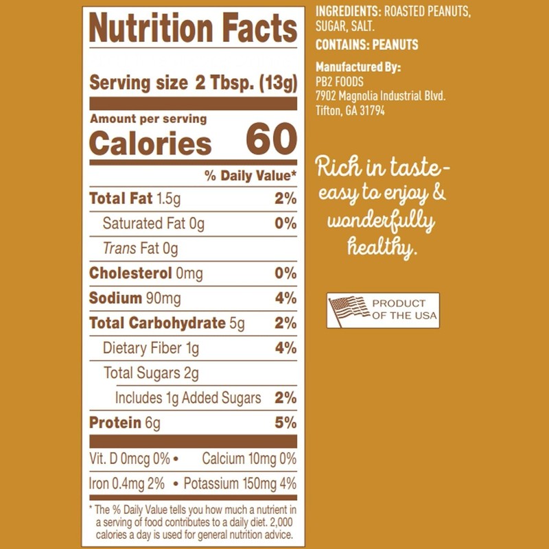 Powdered Peanut Butter, 1lb Jar 2-pack gallery