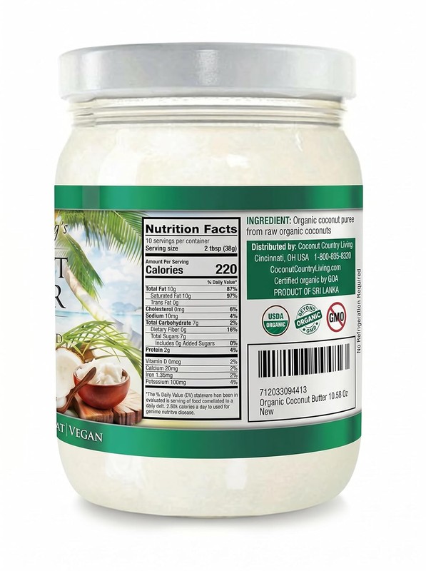 Coconut Butter 2 Pack 17.63 oz each Stone Ground gallery