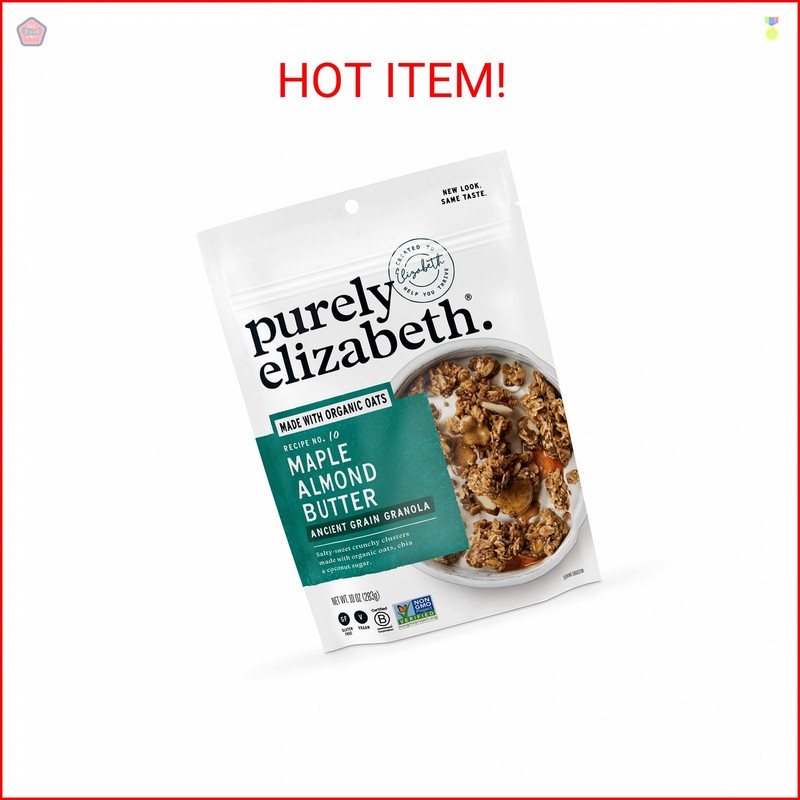 Purely Elizabeth, Granola Nut Butter Maple, 10 Ounce