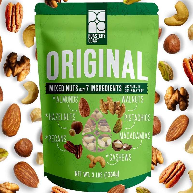 Roastery Coast Daily Nuts Healthy Mix Bulk | Nuts Snack Mix | Deluxe assorte...