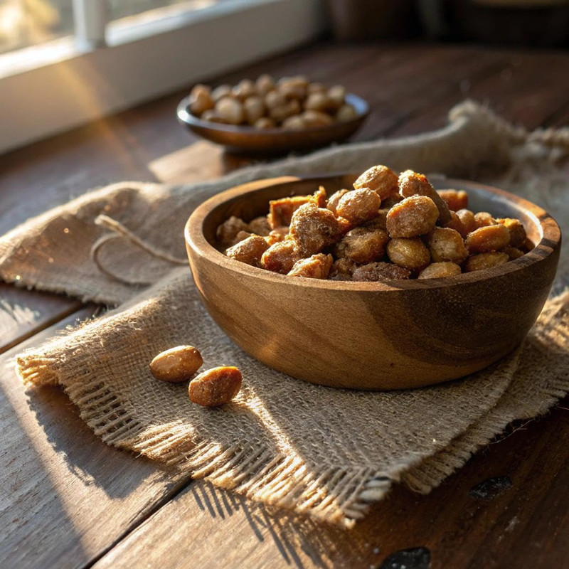 Toffee Peanuts - Sun-Baked Sweet Covered in Toffee - Locally Made Butter Snack - gallery