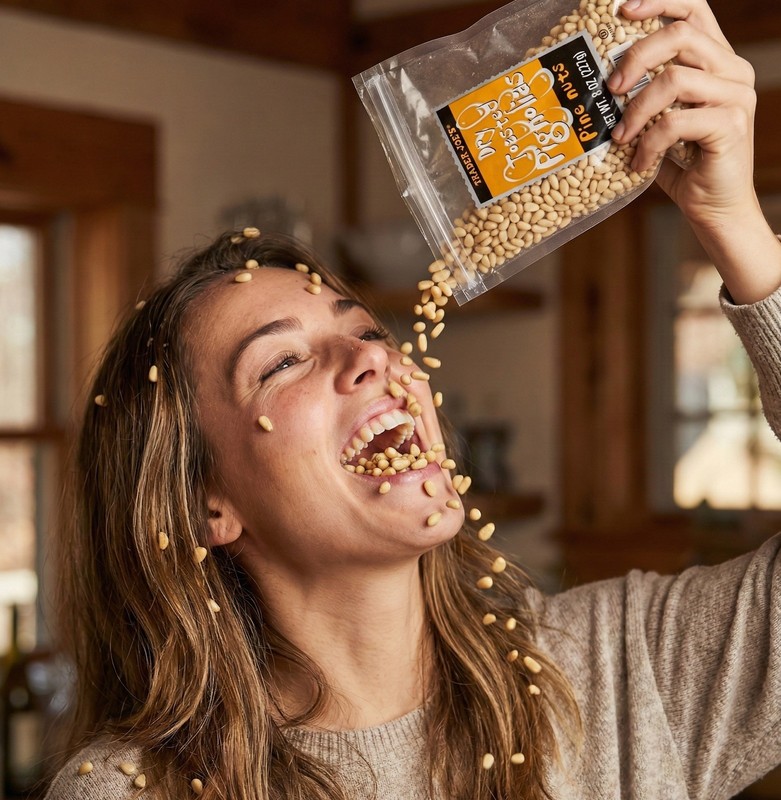 4 Packs of New Trader Joe's Dry Toasted Pignolias Pine Nuts 8oz Each X 4 Bags gallery