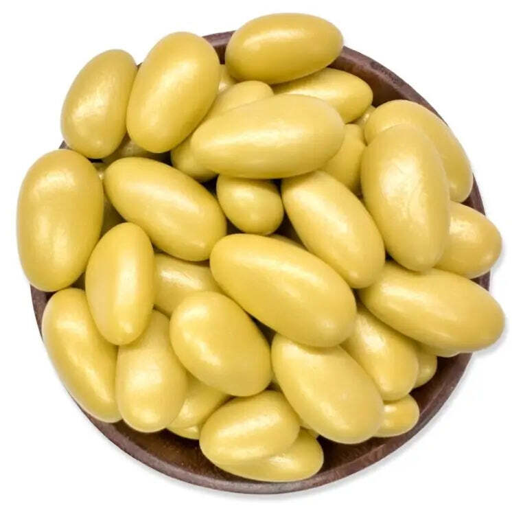 Gold Jordan Almonds, Premium Quality Almonds by NY Spice FREE SHIP