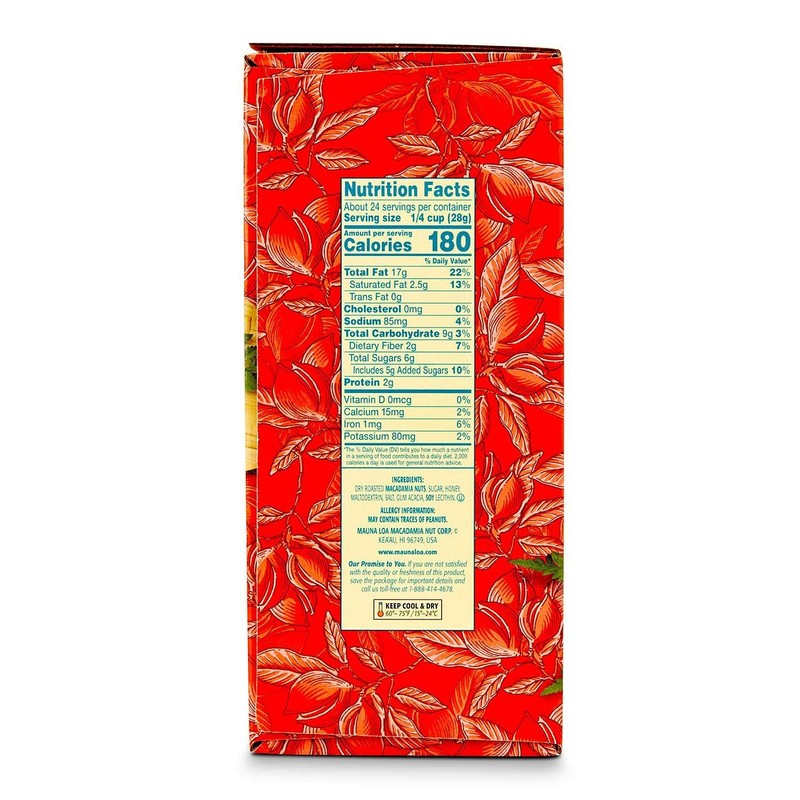 Mauna Loa Honey Roasted Macadamia Nuts 4oz Pack of 6 Healthy Snack gallery