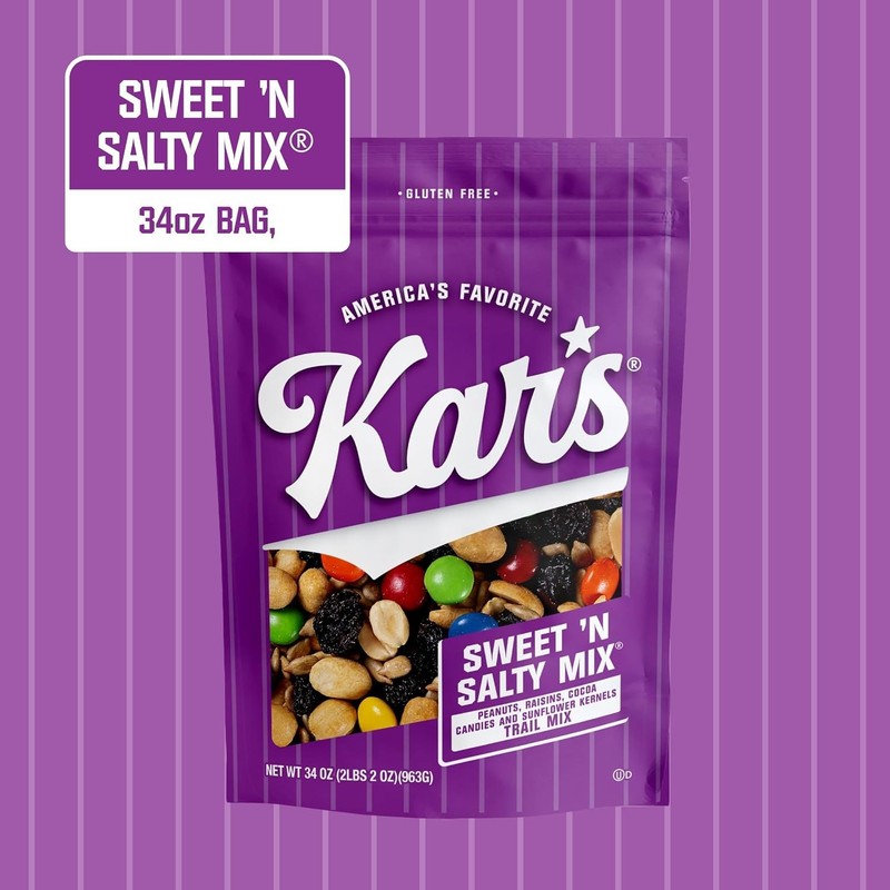 Grab Kar's 34oz Sweet 'N Salty Trail Mix - The Perfect Gluten-Free Snack gallery