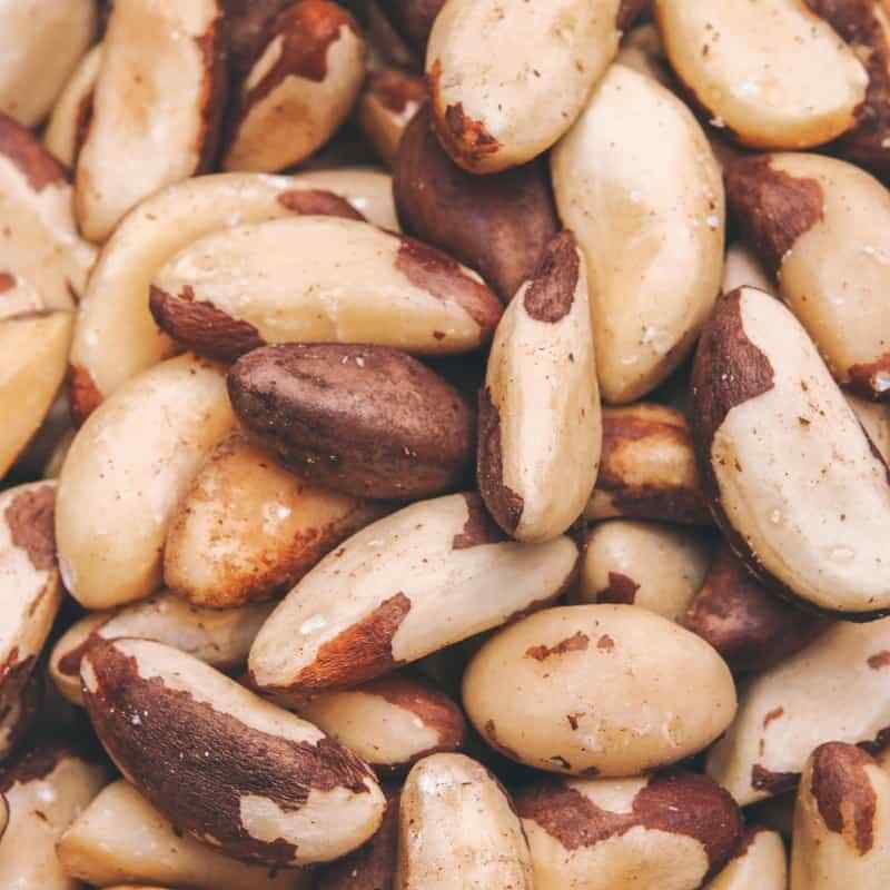 Brazil Nuts, Whole, Large, Roasted Salted or Unsalted, NO SHELL. 5 Pound Bag.
