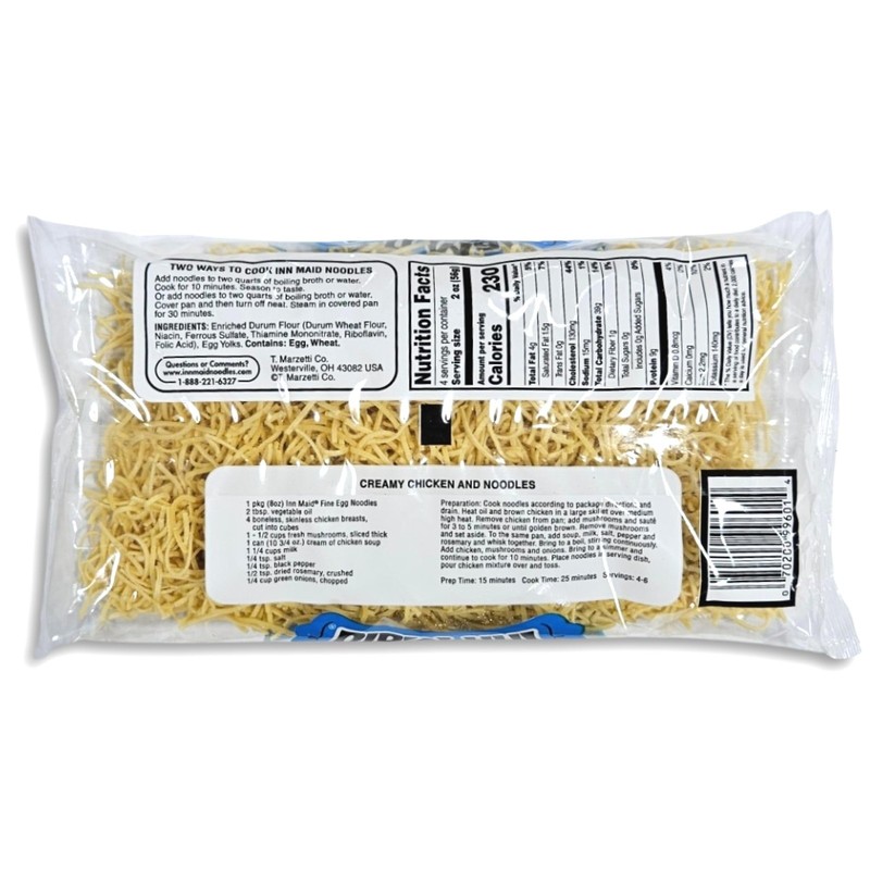 Fine Egg Noodles Value Pack | 8 oz, Pack of 6 gallery