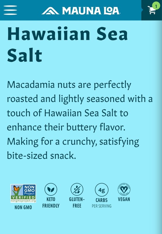 MAUNA LOA Mac Nuts Dry Roasted Macadamias Hawaiian Sea Salt 6 Pack 1 LB 8 OZ EZ! gallery