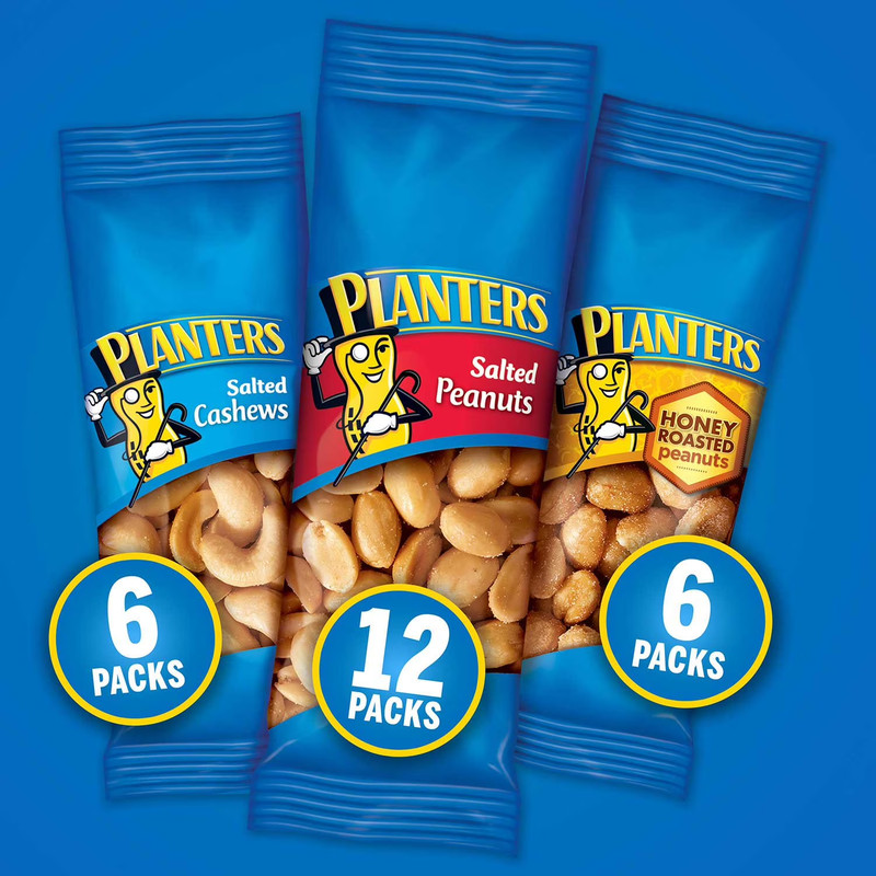 Planters Variety Pack Cashews & Peanuts, 24 pk. 40.5 oz. Premium, Kosher, BEST gallery