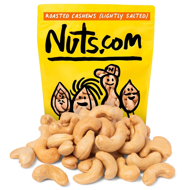 Nuts – Roasted Cashews (Lightly Salted) — Creamy & Savory Flavor, Healthy Sna…