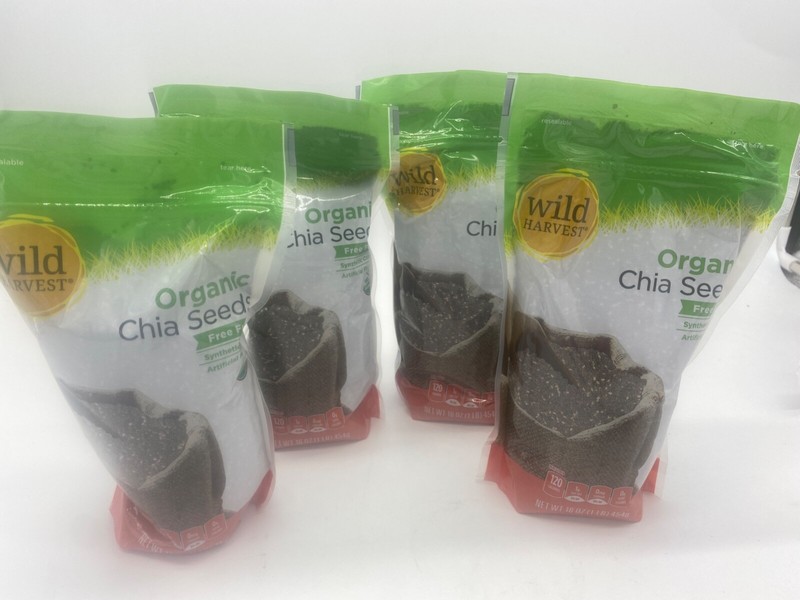 Wild Harvest Organic Chia Seeds 1 Pound