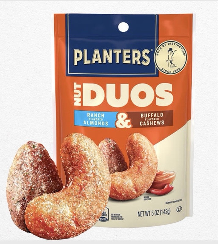 Planters Nut Duos Ranch Almonds & Buffalo Flavored Duos 5 Oz (2 Count)