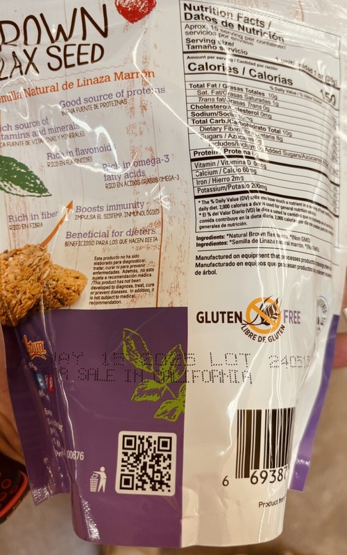 Dultura 100% Natural BROWN Flax SEED 16onz gallery