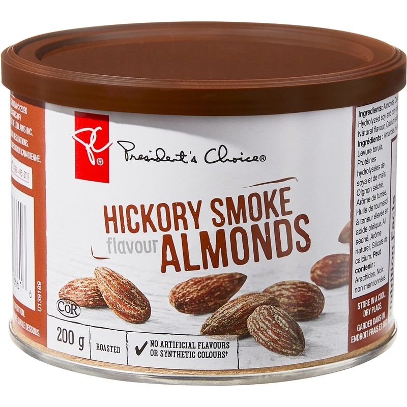 2-Pack President's Choice Hickory Smoke Flavour Roasted Almonds