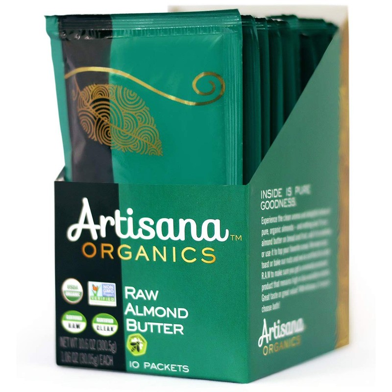 Raw Organic Almond Butter By Artisana 10 Packets 1.06 Oz Snack 10 Pack gallery