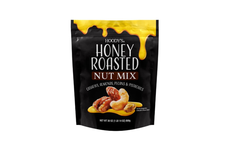 Hoody’s Honey Roasted Cashews, Almonds, Pecans & Pistachios Nut Mix (30 Ounce)