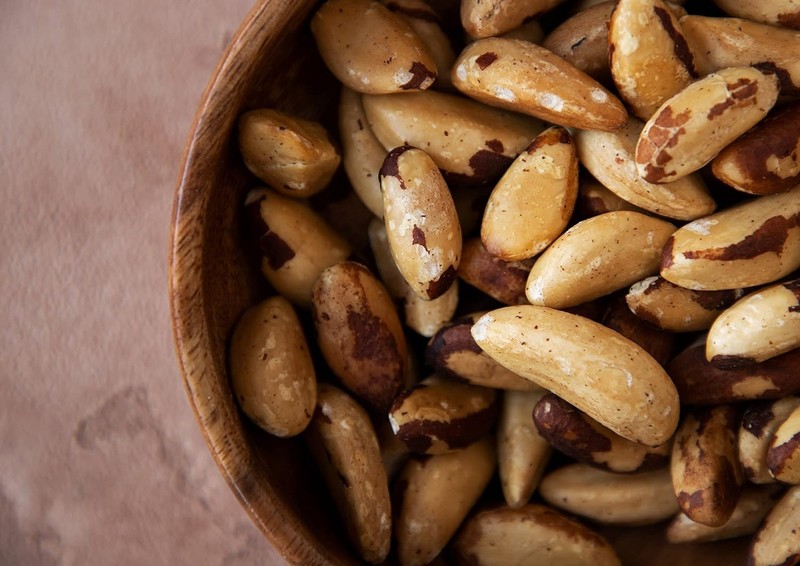 Organic Dry Roasted Brazil Nuts Non-GMO Vegan Kosher 8 Oz Whole Unsalted Oven gallery