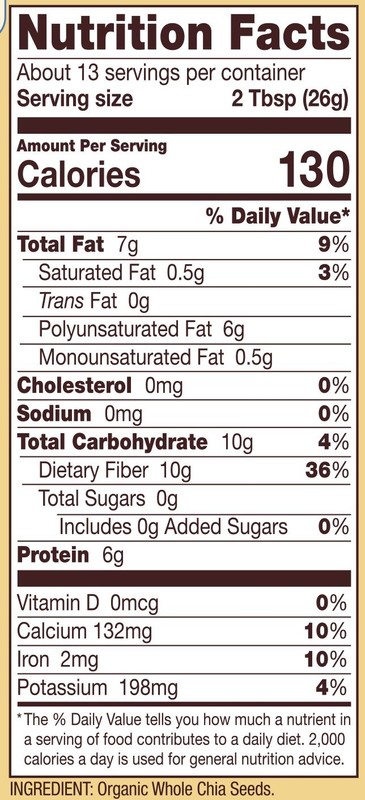 (Pack of 5) Bob's Red Mill Chia Seed Baking Seeds Natural Grocery 12 Oz gallery