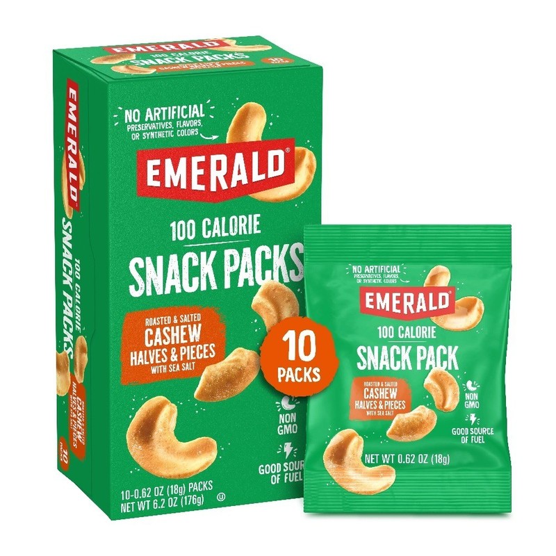 Nuts, Cashews Roasted and Salted 100 Calorie Packs, 0.62 Oz, 10 Ct gallery