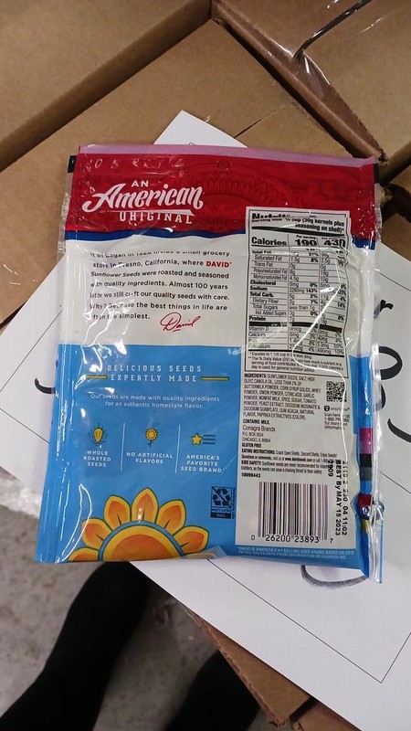DAVID Jumbo Buffalo Ranch Sunflower Seeds 5.25 oz bags - Salted & Roasted. gallery