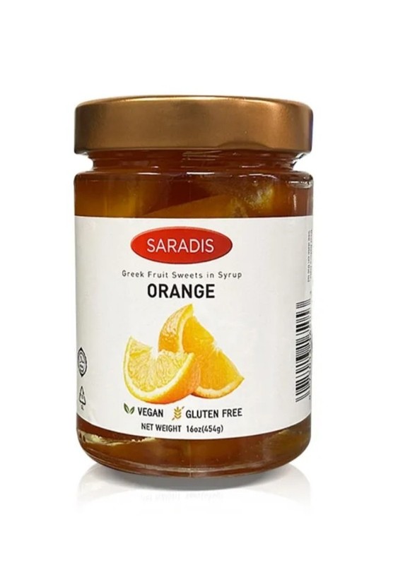 SARADIS Orange Sweets1lb (453g) jar