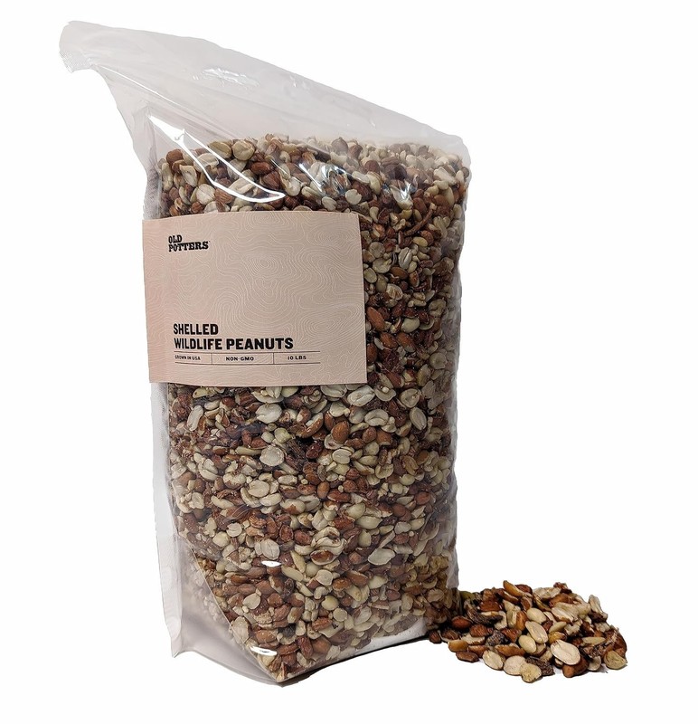 Organic Shelled Peanuts, 10 lbs for Birds and Squirrels. Grown Non-GMO, Raw,... gallery