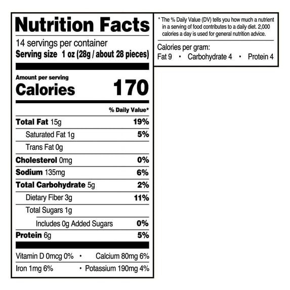 Great Value Natural Smoke Flavored Almonds 14 oz Roasted Nut Snack Bag gallery