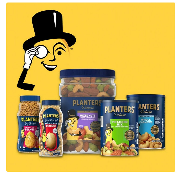 PLANTERS Honey Roasted Mixed Nuts, Party Snacks, Plant-Based Protein, 10 Oz Stee gallery