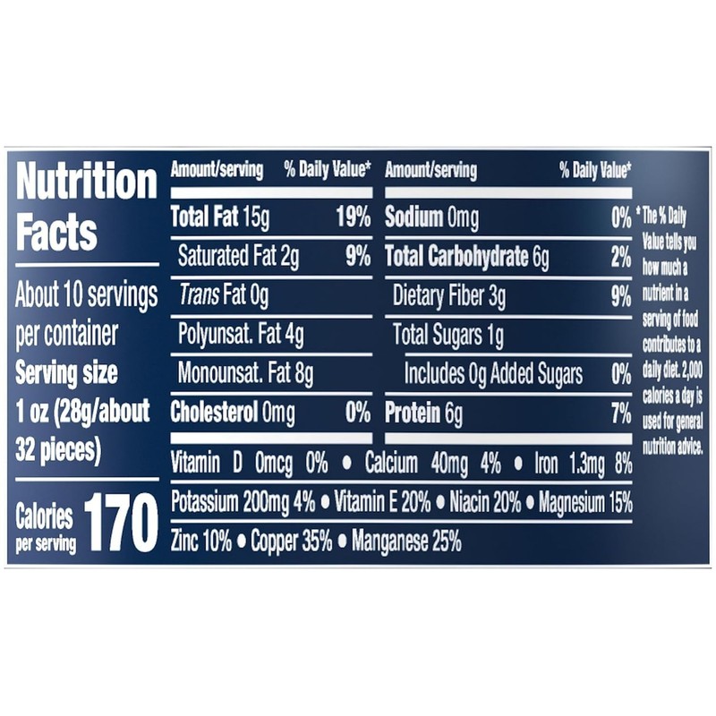 Unsalted Mixed Nuts Canister, 10.3 oz - Healthy Plant-Based Snack Choice gallery