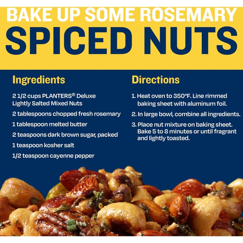 Planters Deluxe Mixed Nuts, Cashews, Almonds, Brazil Nuts Mix, Pistach gallery
