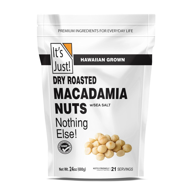 It’S Just – Hawaiian Macadamia Nuts (1.5Lbs), Small Batch Dry Roasted in USA,…