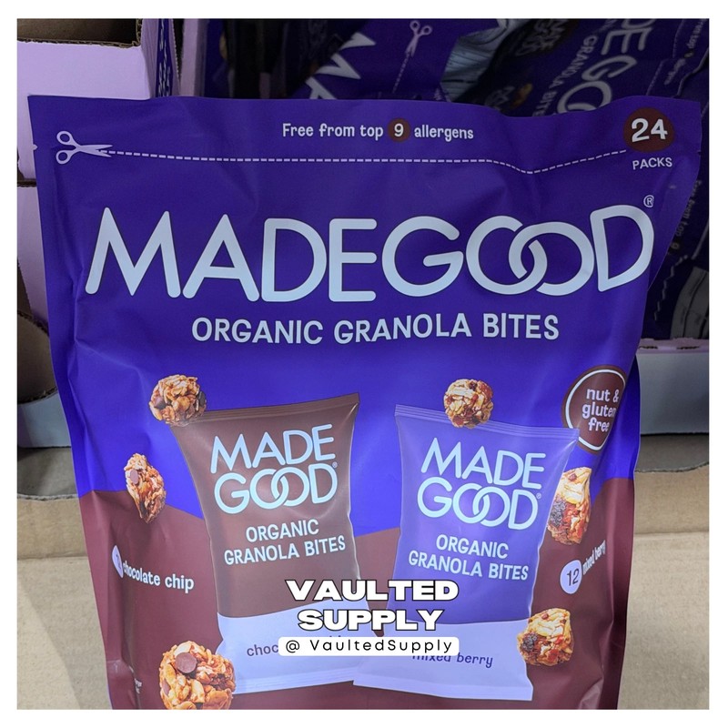 MadeGood Organic Granola Minis 24 ct Gluten Free Snack Bars Bulk Pack gallery