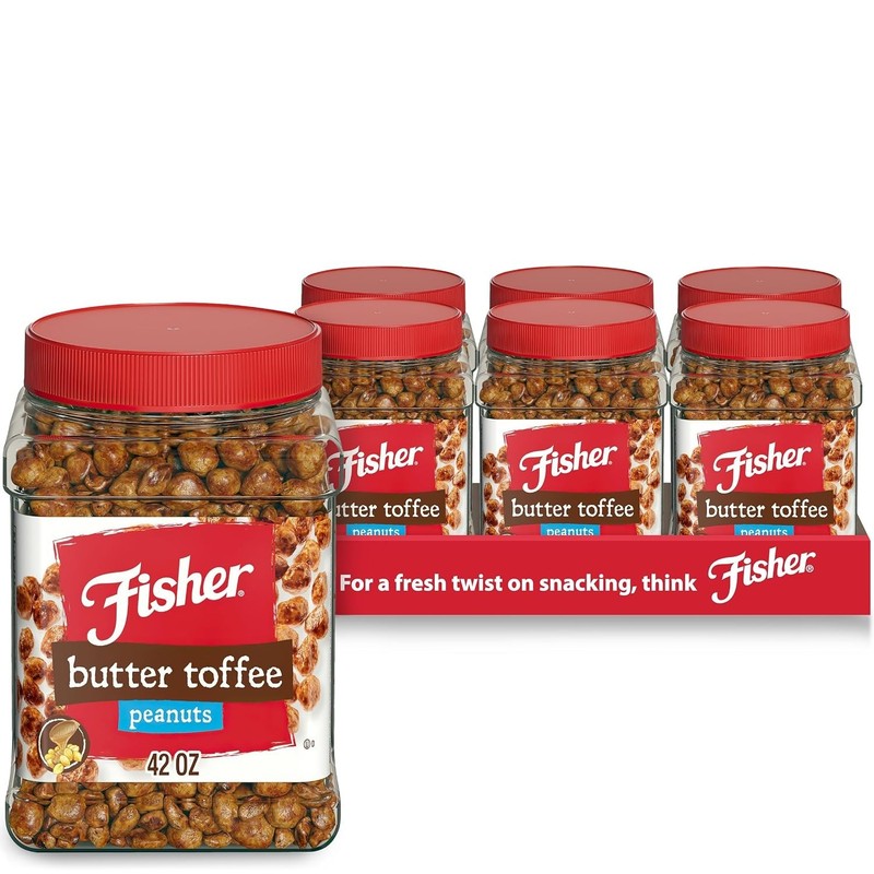 Delicious 42 Ounce Butter Toffee Peanuts - Pack of 6, No Artificial Flavors gallery