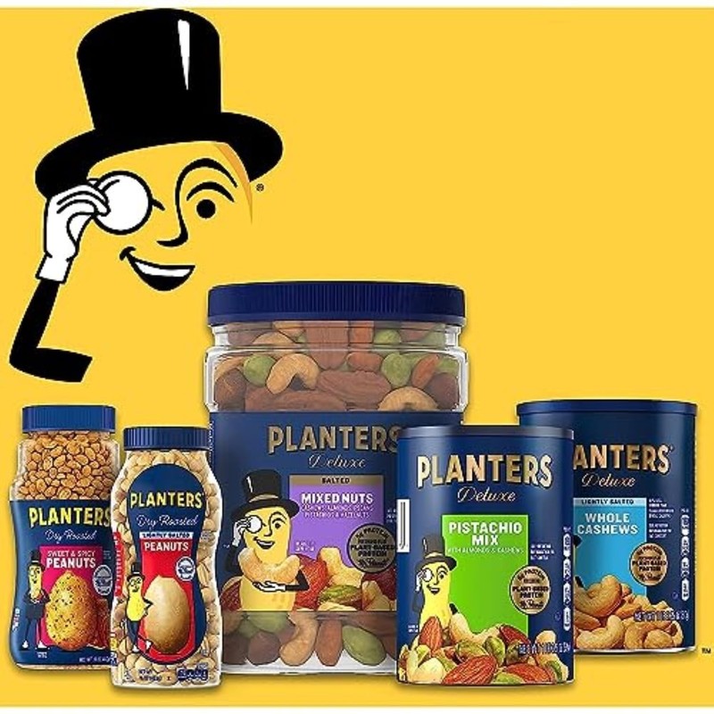Roasted Salted Spanish Peanuts - 12.5 oz Jars, Pack of 12, Perfect Snack! gallery