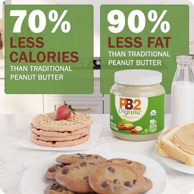 PB2 6.5Oz Organic Powdered Peanut Butter - USDA Organic Certified, Non-Gmo Proje gallery