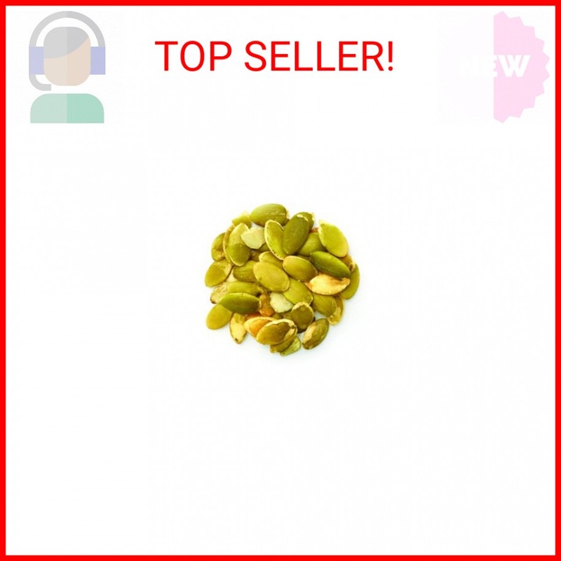 Yupik Dry Roasted Pumpkin Seeds, No Shell, 2.2 lb (35.3 oz), Gluten-Free, GMO-Fr gallery