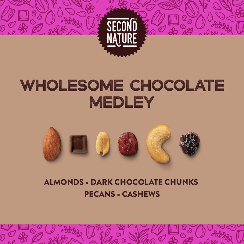 Wholesome Medley Trail Mix - Healthy Nuts Snacks Blend - 30 oz Resealable Pouch gallery