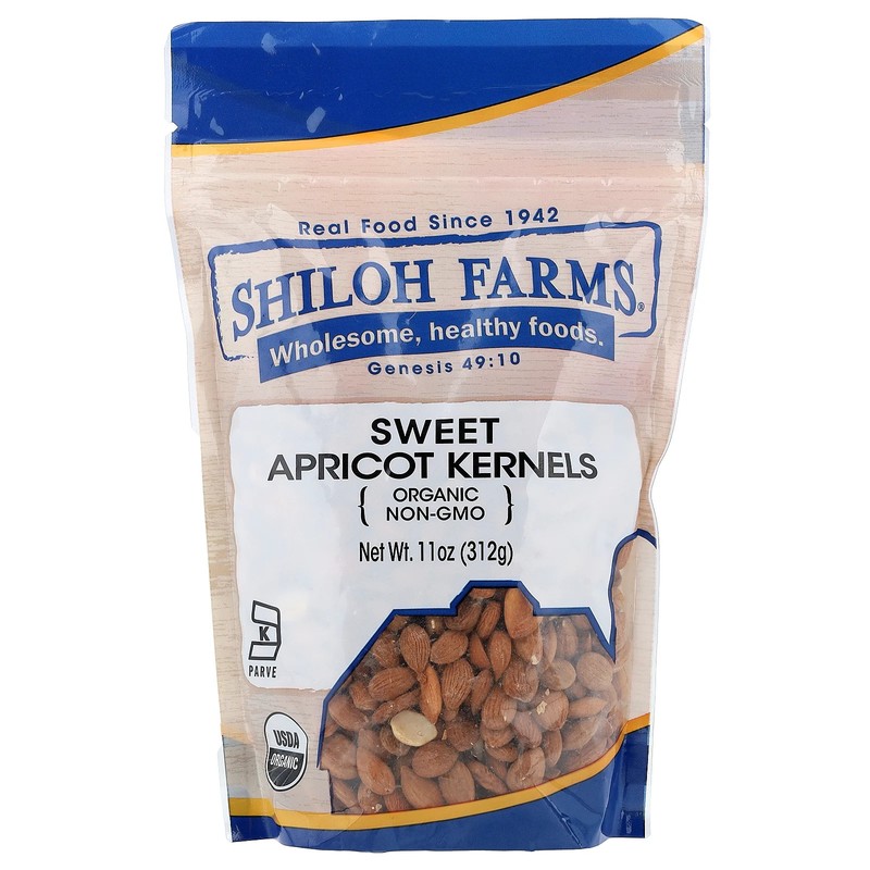 Organic Sweet Apricot Kernels, 11 oz (312 g)