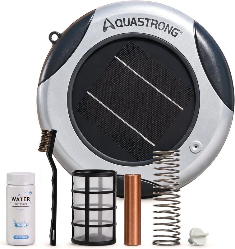 AQUASTRONG Solar Pool Ionizer 50,000 Gal 19.9 oz Copper Anode