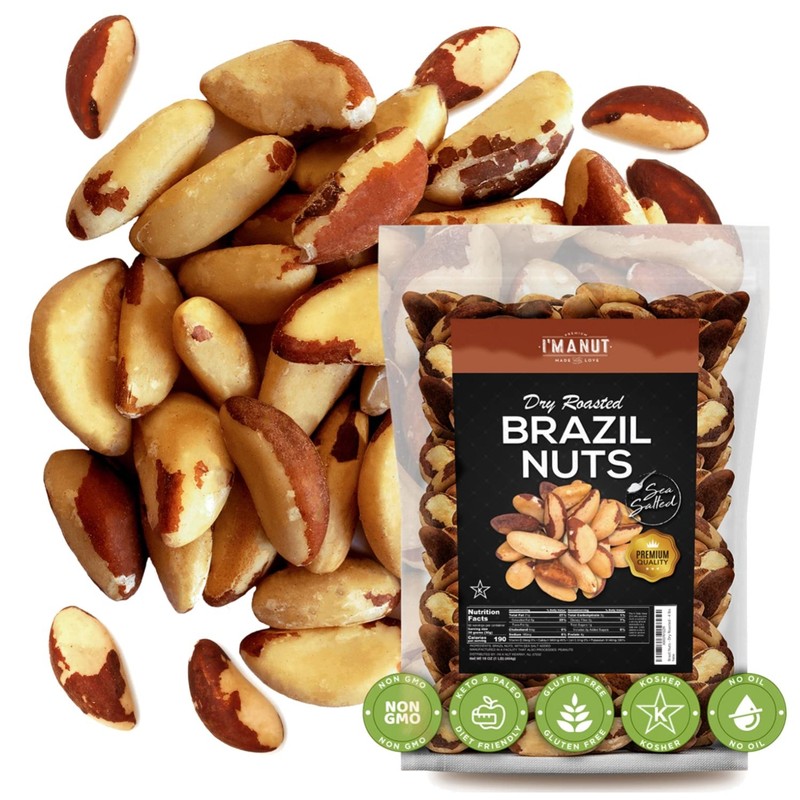 Dry Roasted Brazil Nuts, 1 lb 16 oz