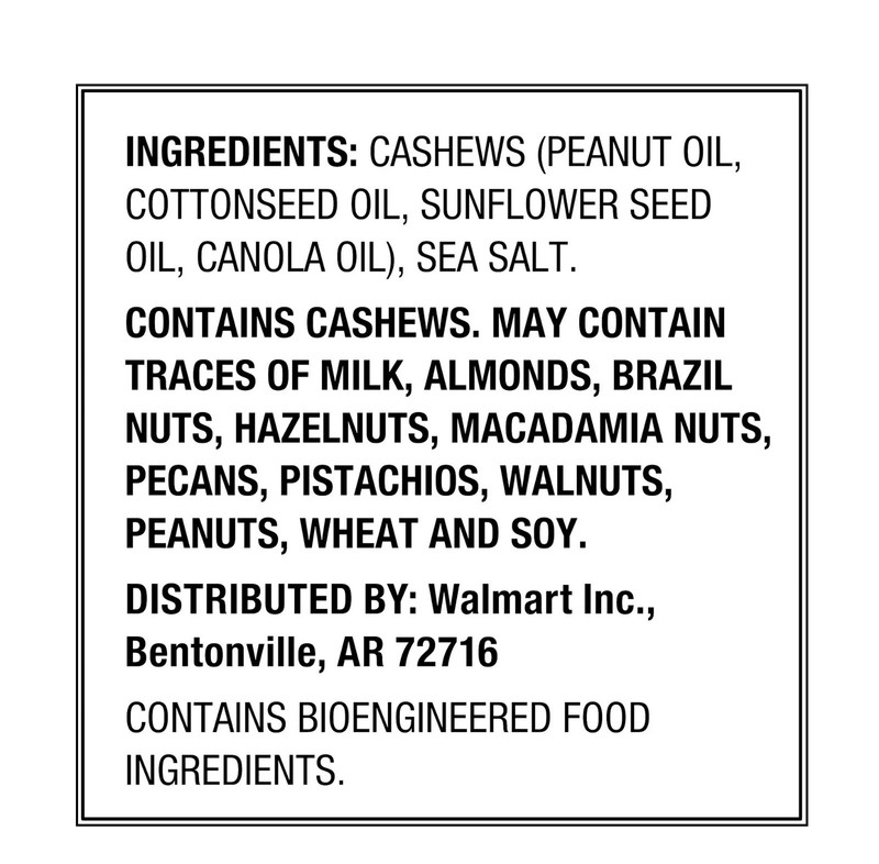 Great Value Salted Deluxe Whole Cashews, 16 oz gallery