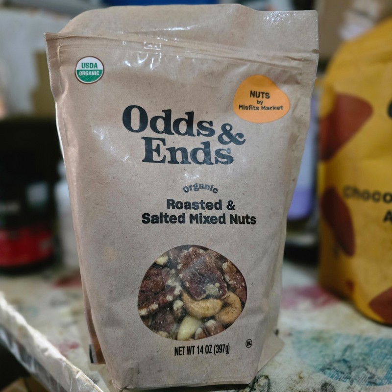 odds & ends organic roasted & salted nuts