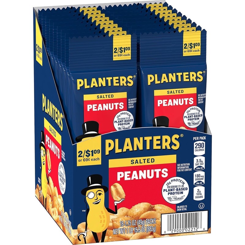 Salted Peanuts, 1.75 oz. 18-Pack gallery