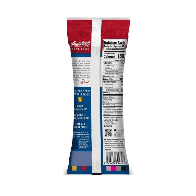 Sunflower Seeds, Original Flavor, 1.625 oz. Pack of 12 gallery